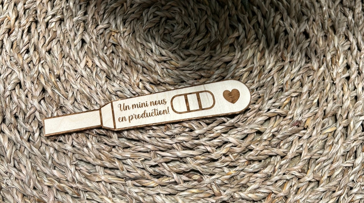 Annonce grossesse - Mini nous en production ( commande sur mesure)