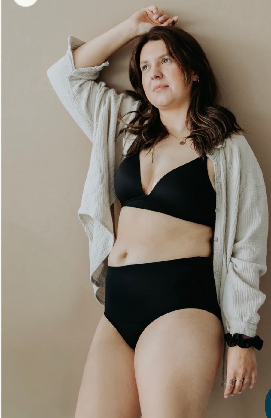 Culotte menstruelle mi haute | absorption élevée