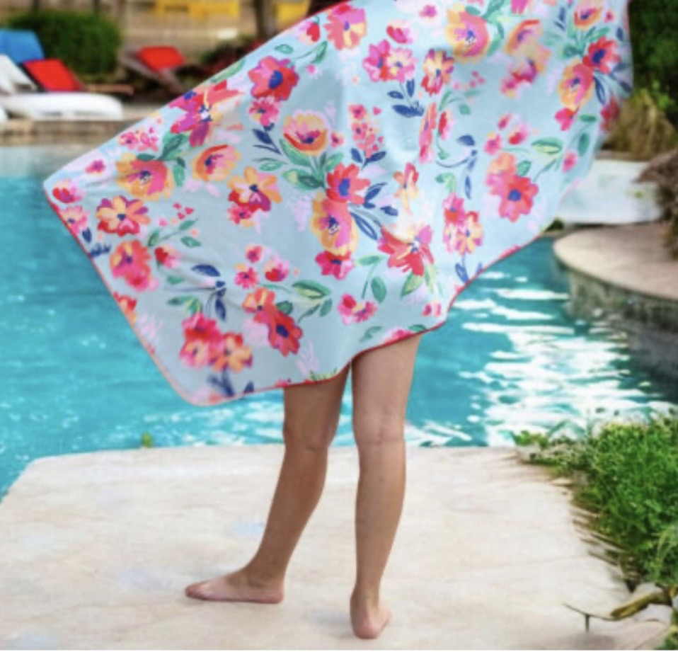 Serviette en microfibre k5 | Fleurs
