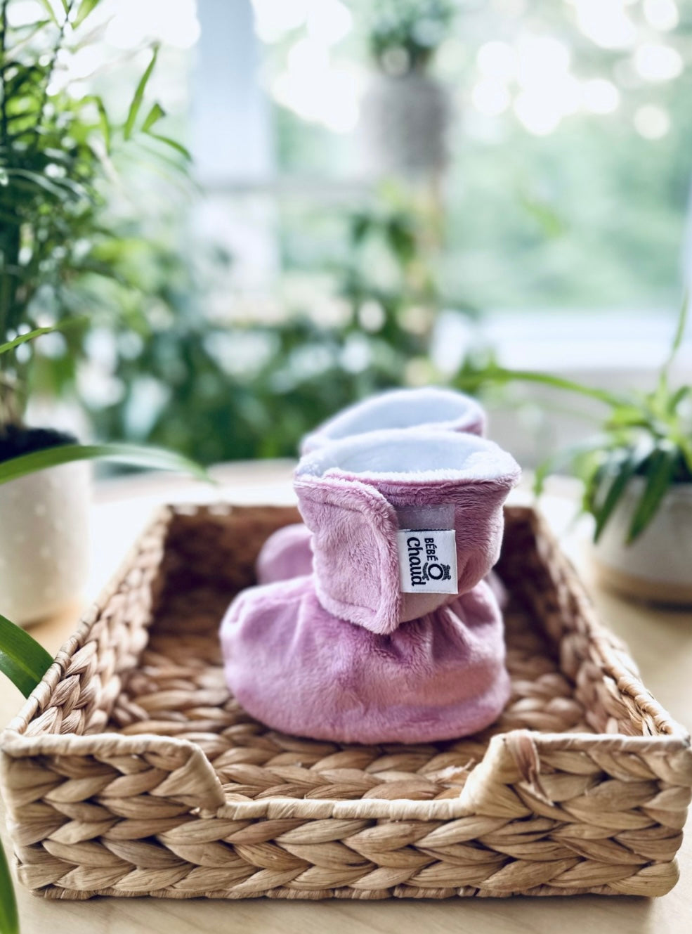 Pantoufles bébé ô chaud| trois couleurs