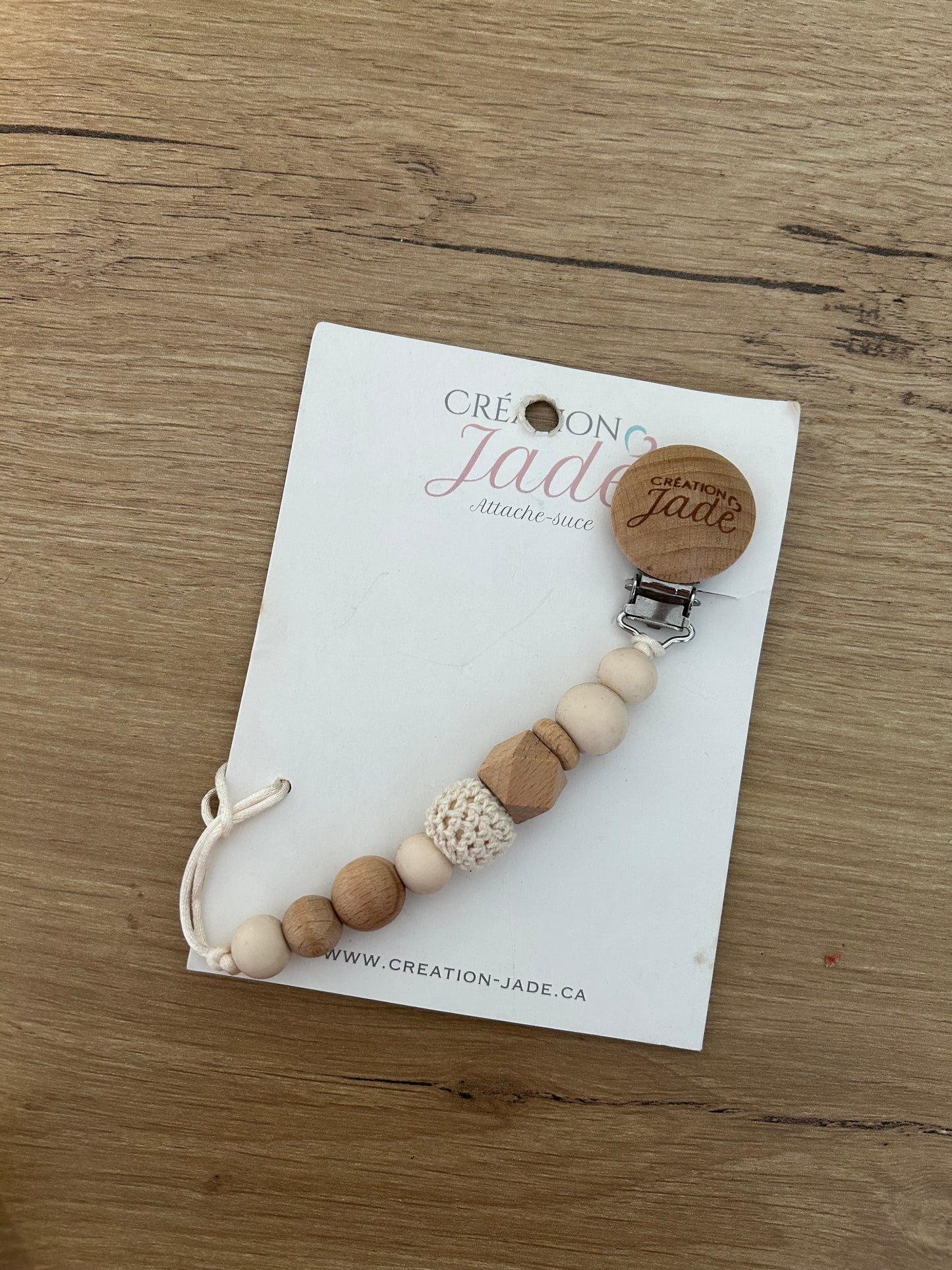 Attache-suce | Perle bleu