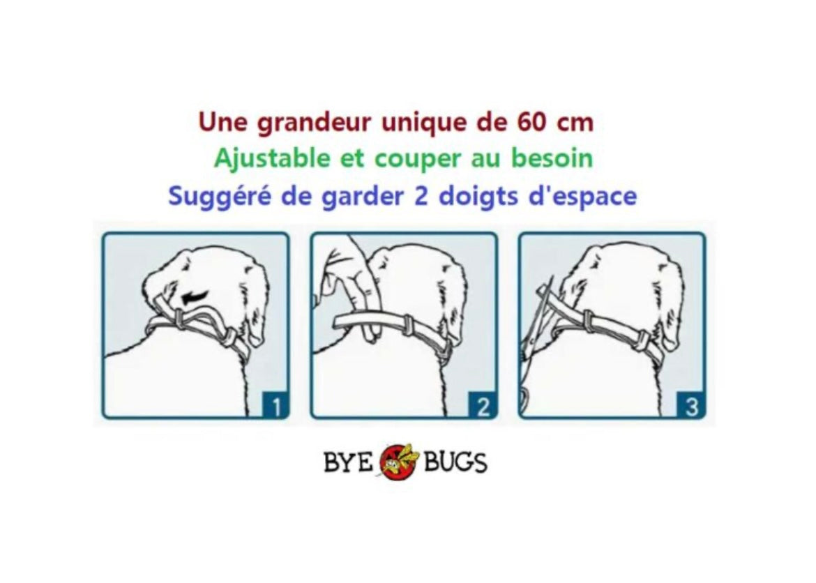 Colliers à chien Anti-moustique