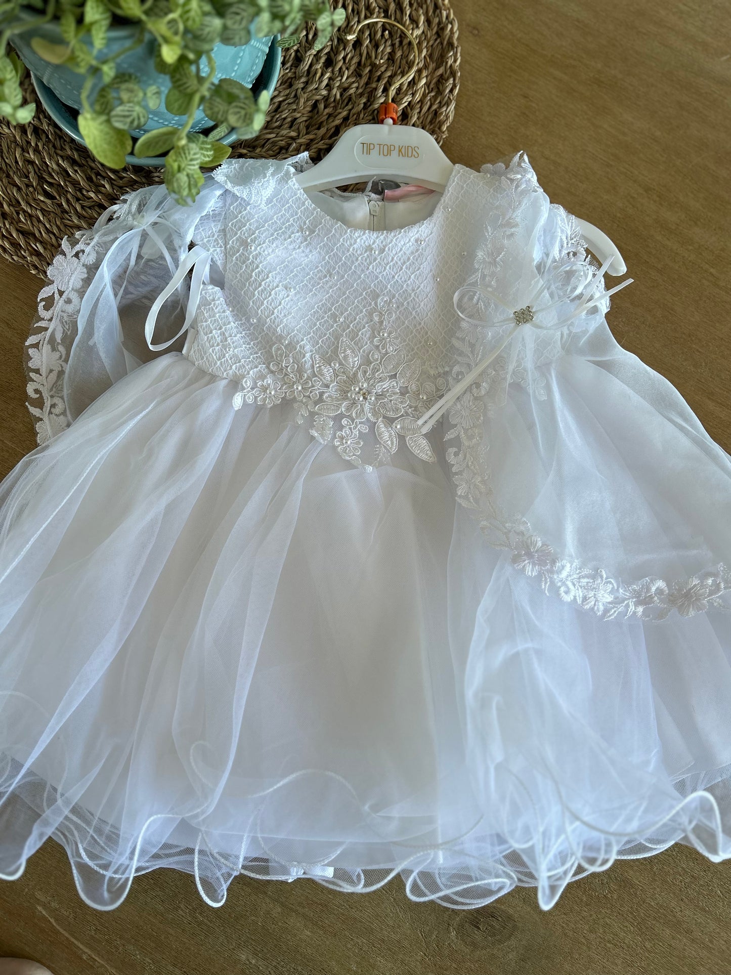 Robe de baptême | 6-12 mois