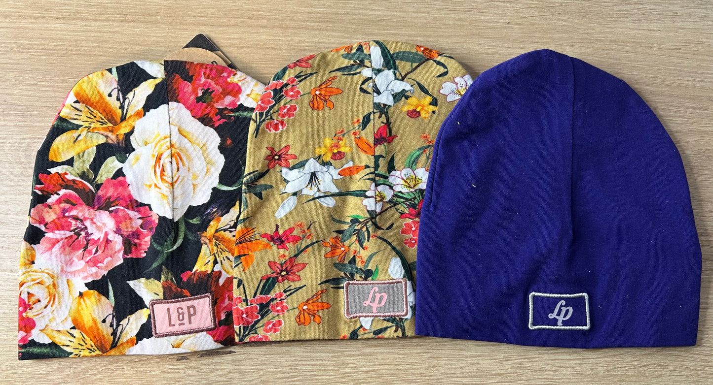 Tuque mauve L&P | 3-6 mois