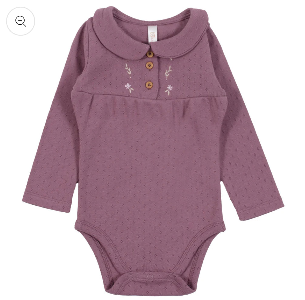 Ensemble cache-couche deux-pièces Bébé Fille Mauve