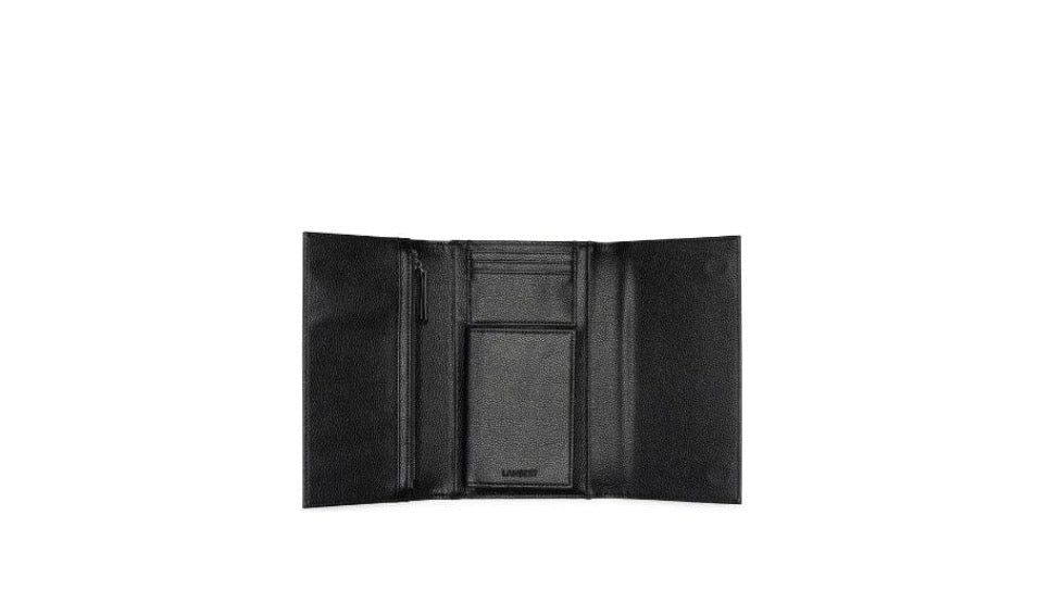 Le Atlas - Étui à passeport en cuir vegan noir recyclé