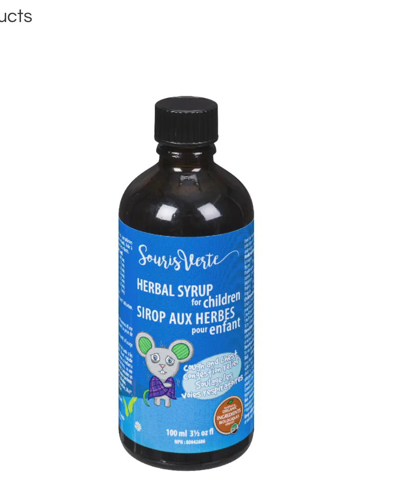 Sirop aux herbes | Souris verte