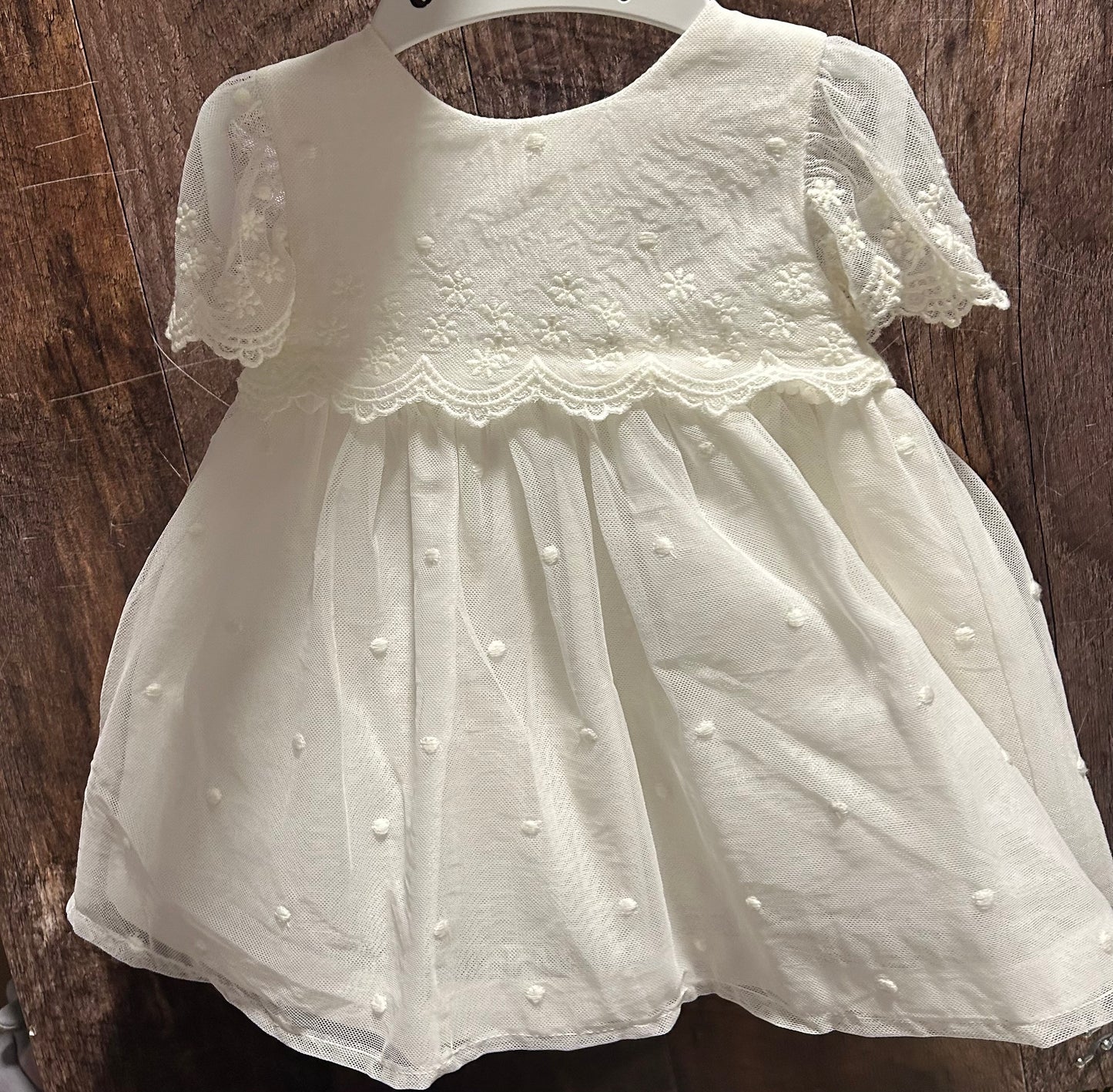 Robe blanche | Bébé 1 à 6 mois