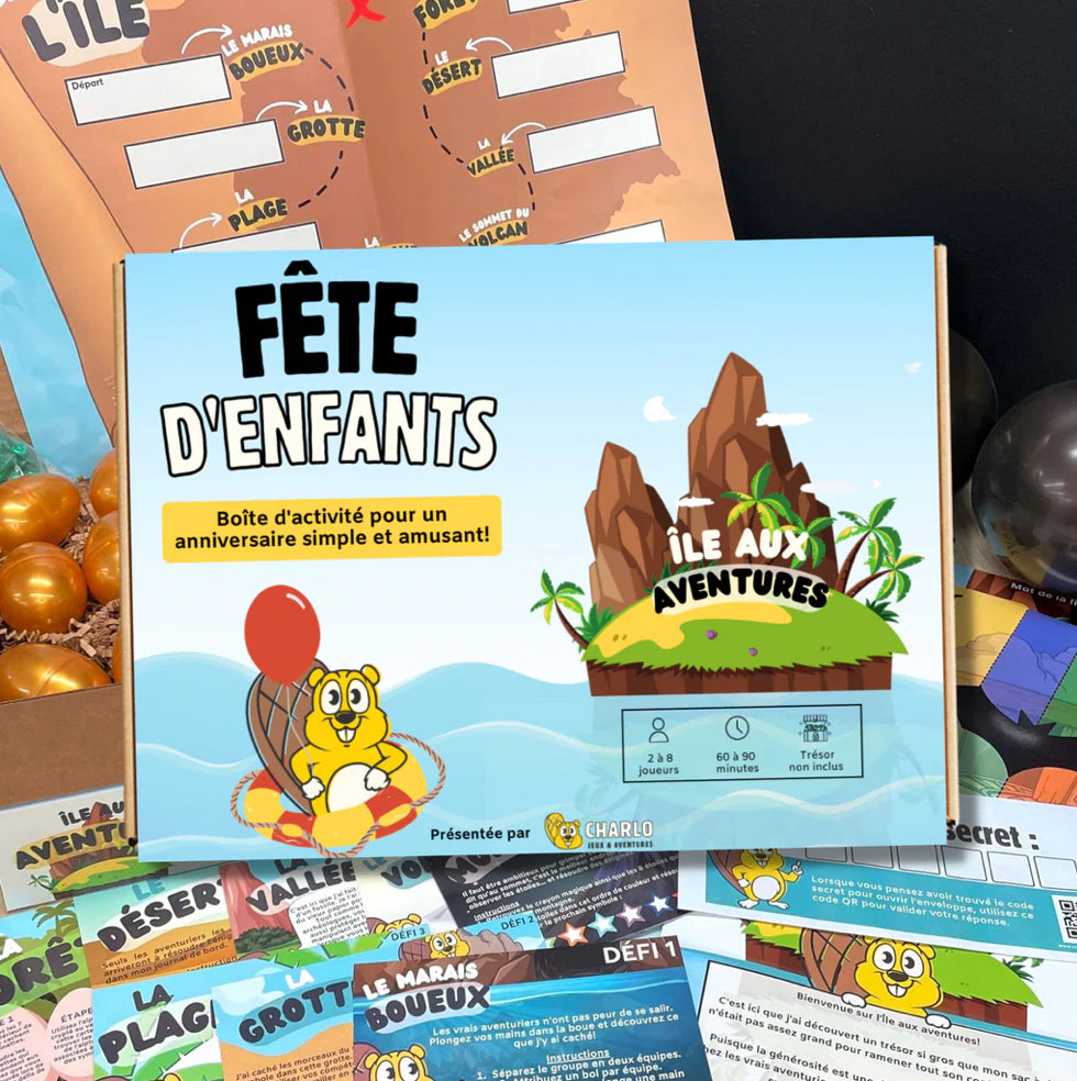 Chasse aux trésors | fête d’enfant