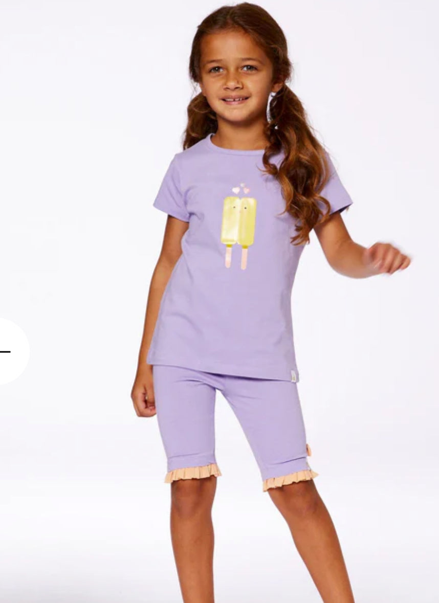 Chandail mauve | Deux par deux 2 ans