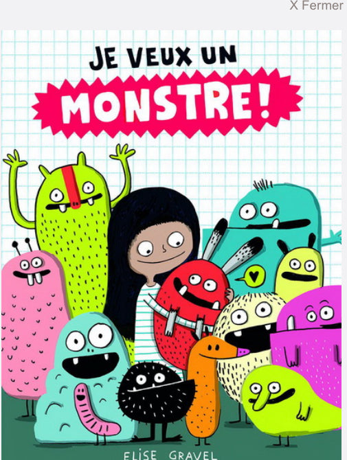Livre| Je veux un monstre