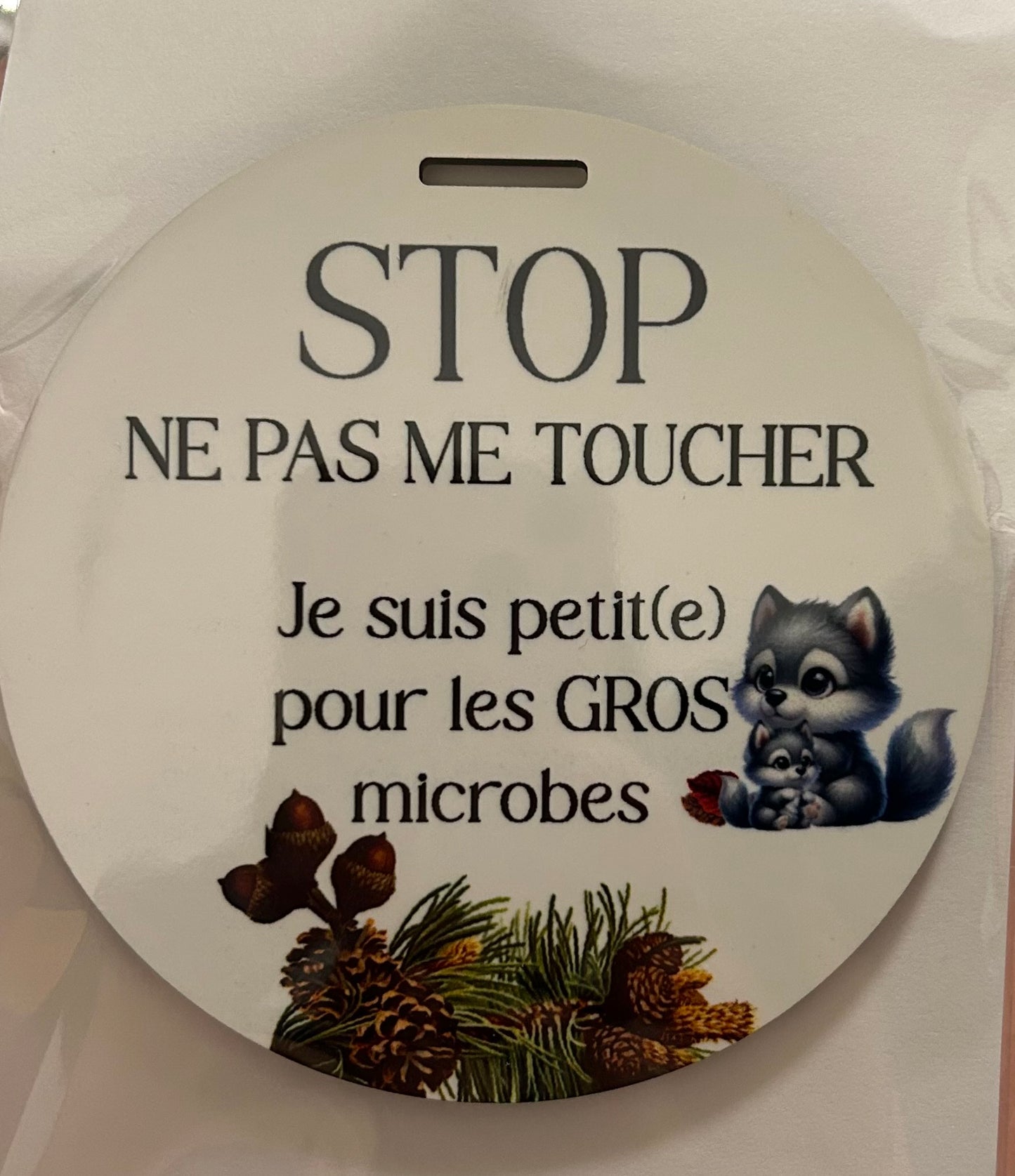 Pastille| Stop ne touche pas