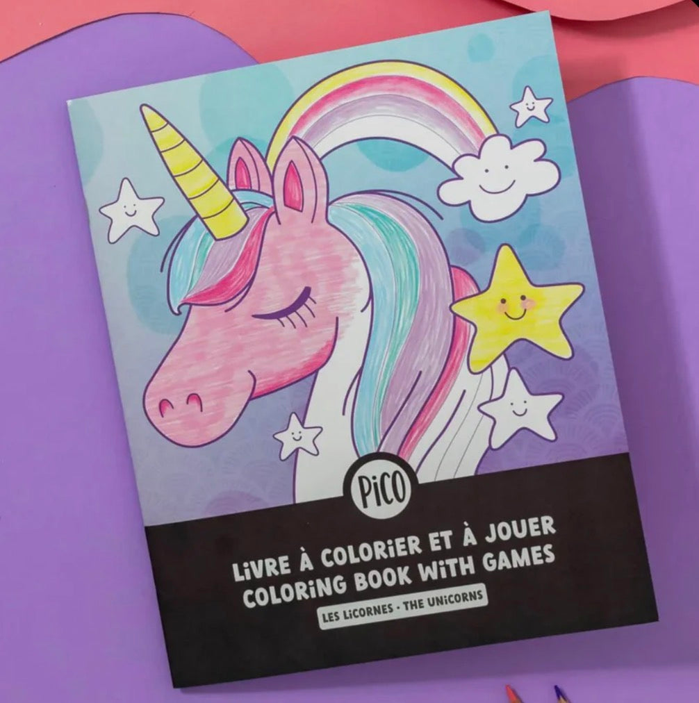 Livre à coloriage pico - Licorne