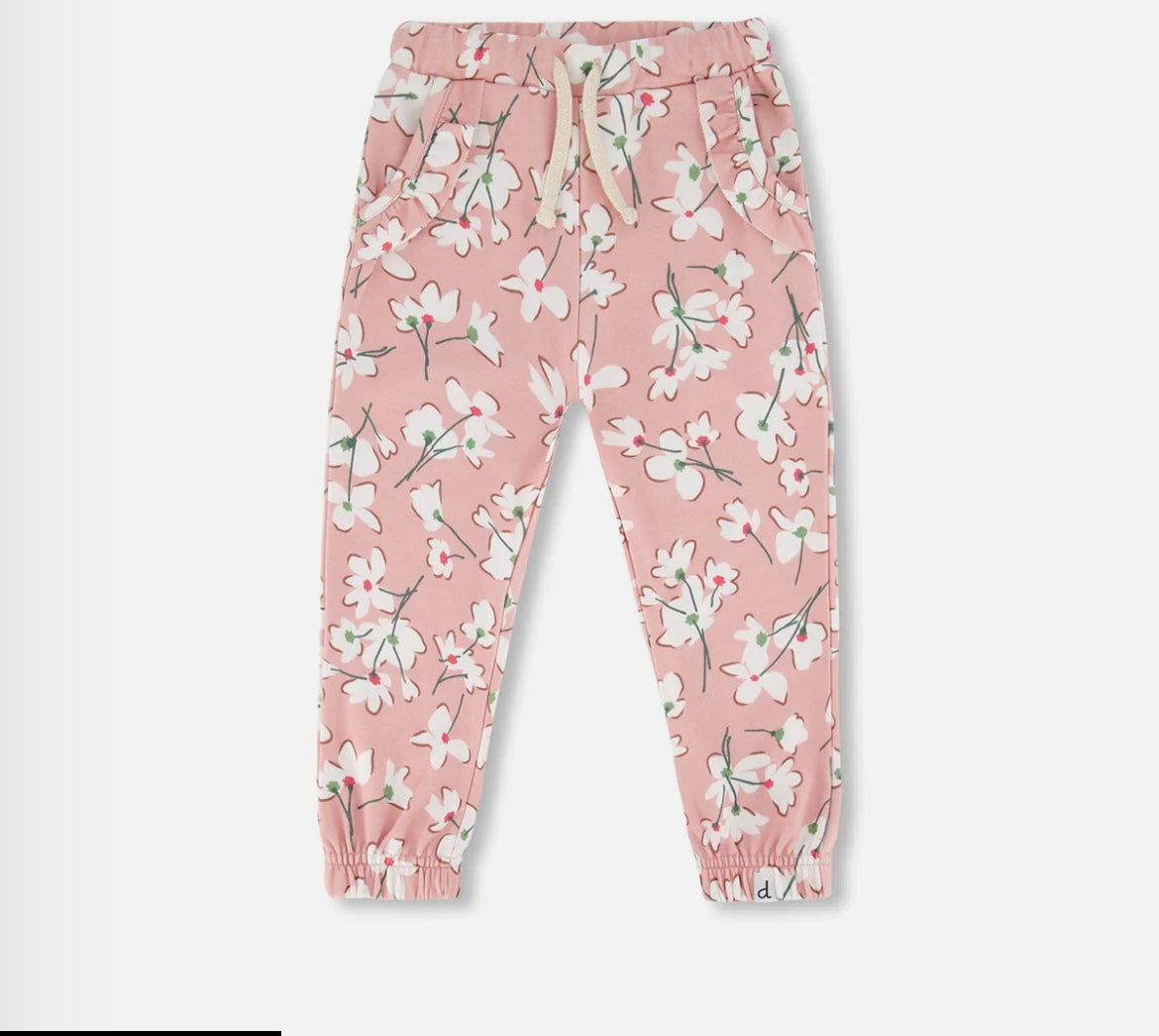 Pantalon Jogging fleur 5 ans