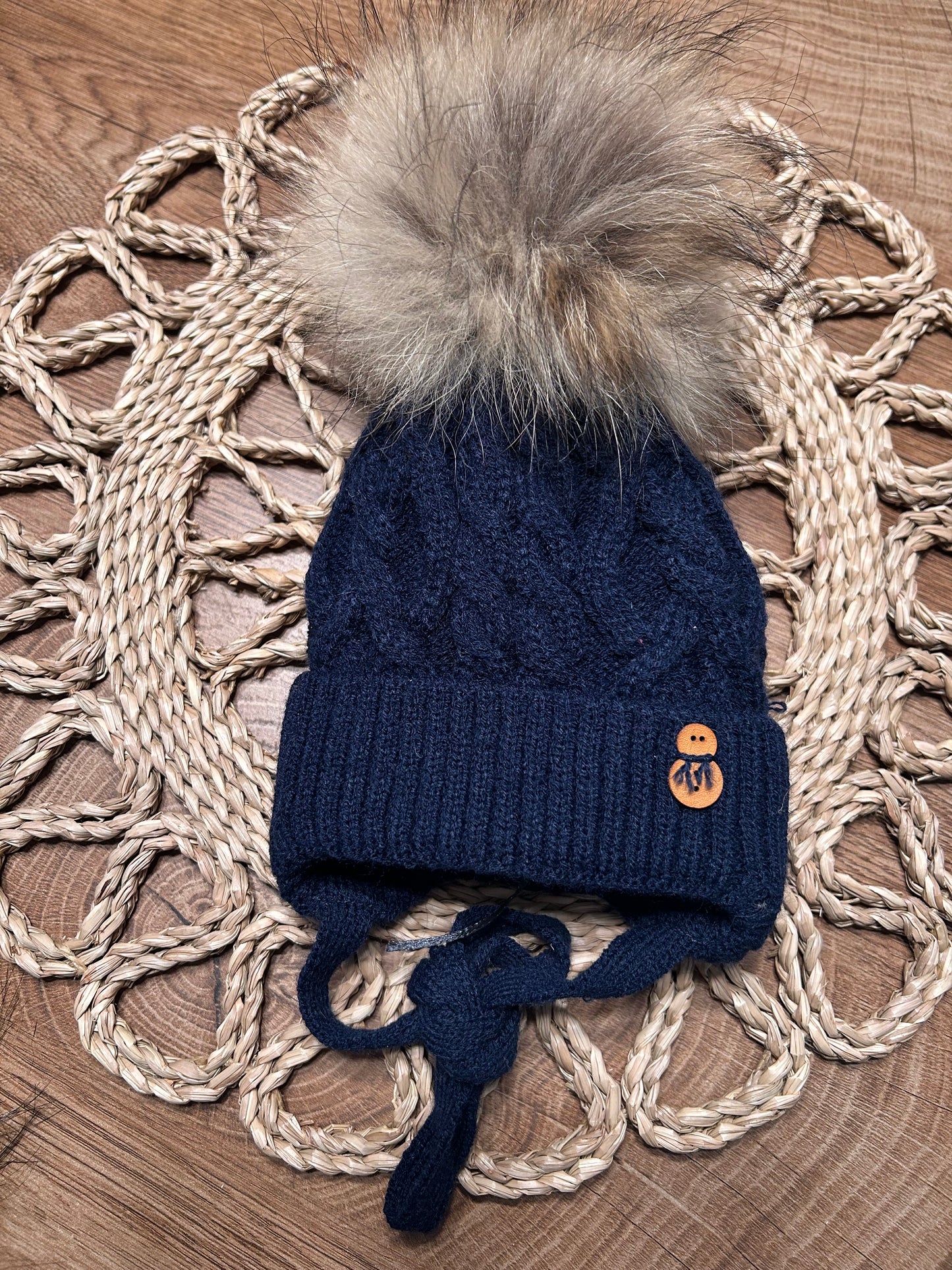 Tuque bleu 6-12 mois | barbaras