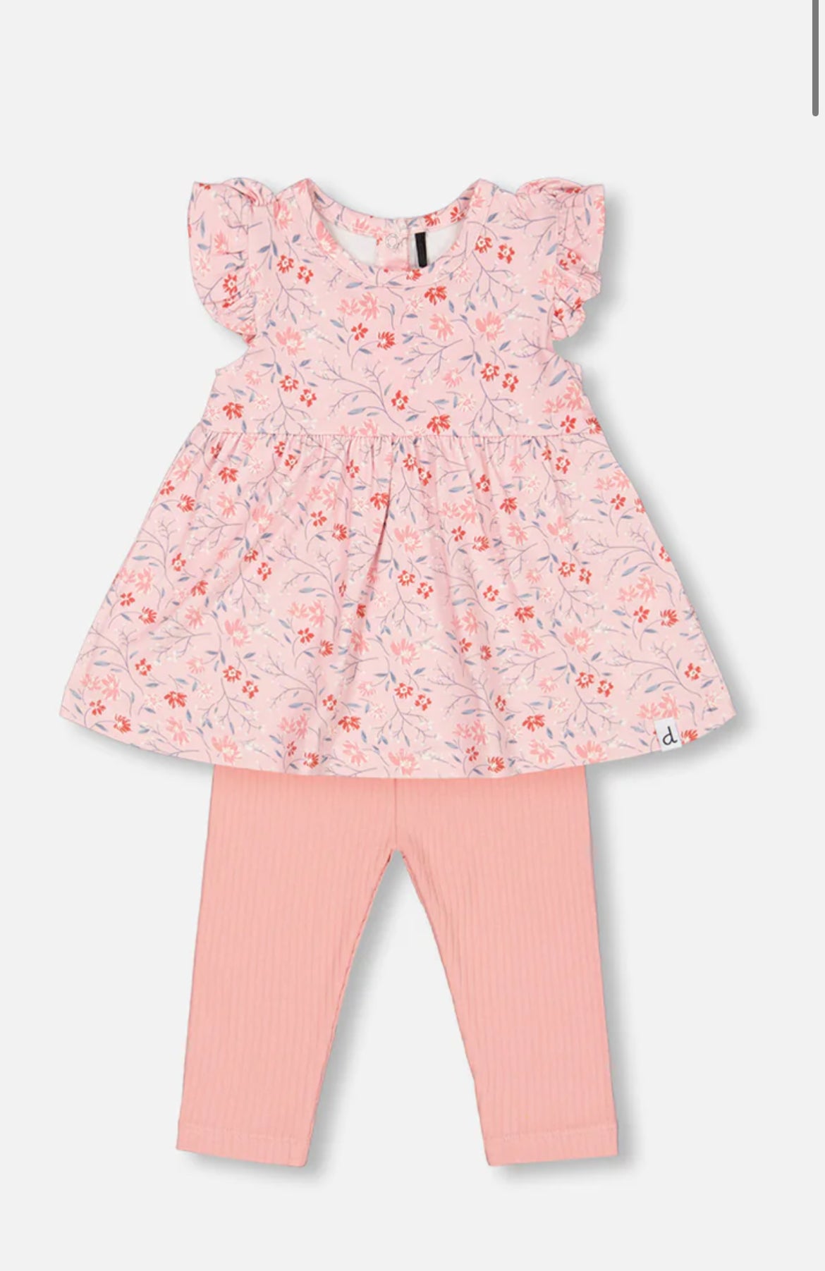 Ensemble tunique petites fleurs 6 mois