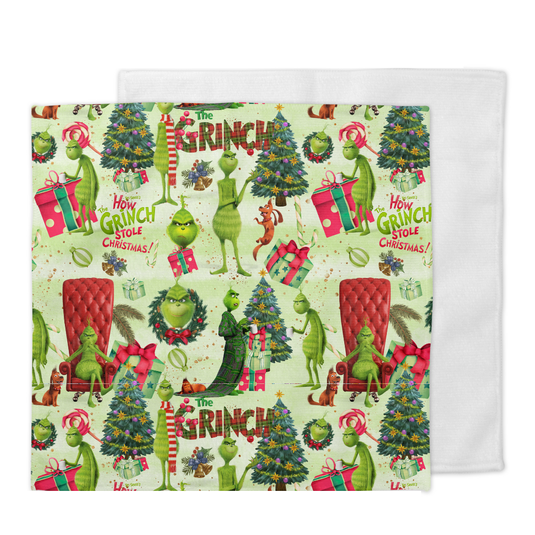 Débarbouillette Grincheux de noël