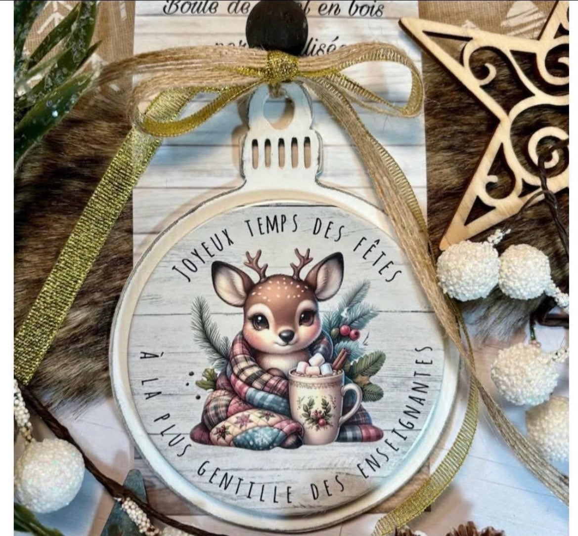 Boule de Noël | + Gentille des enseignantes
