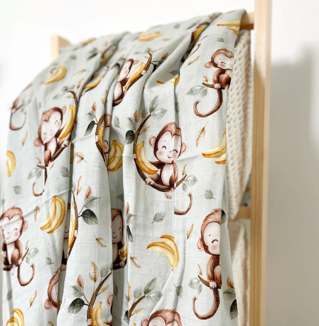 Doudou mousseline | Singe