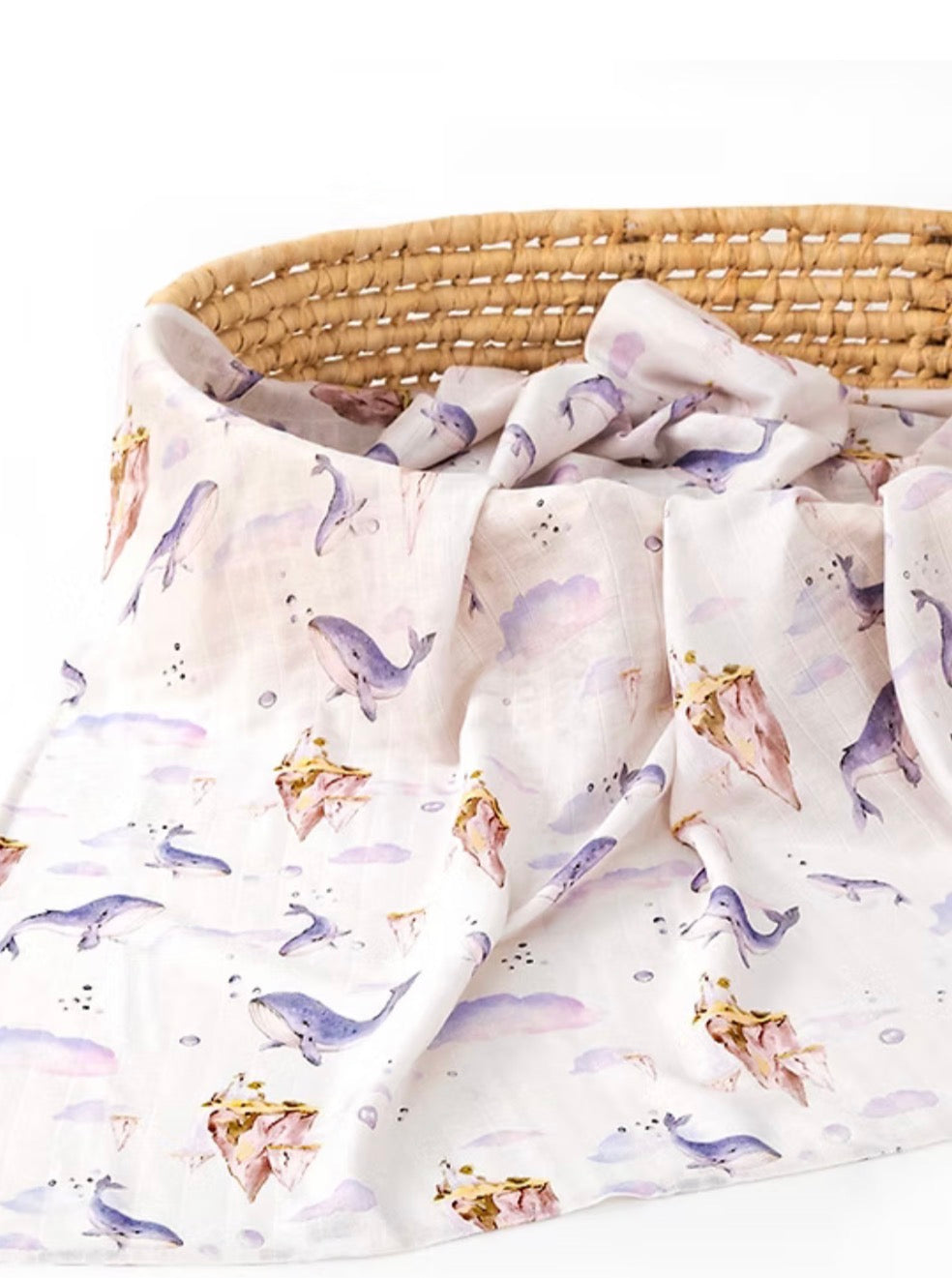 Doudou mousseline | baleine