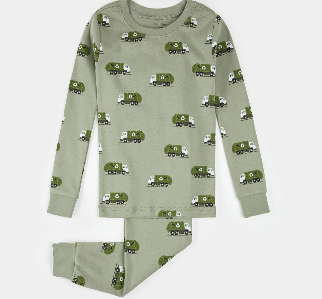 Pyjama camion recyclage | petit lem