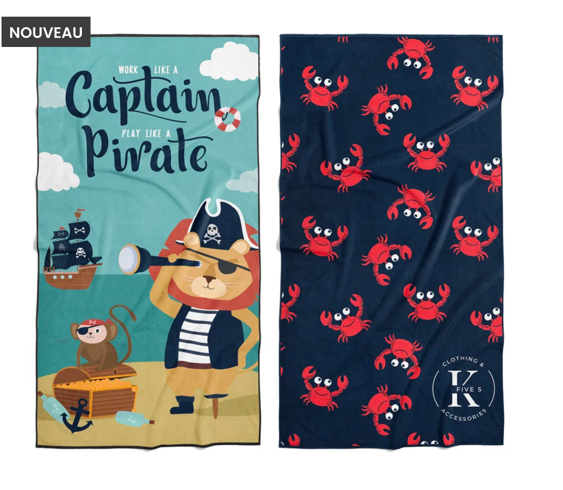 Serviette en microfibre k5 | Pirate