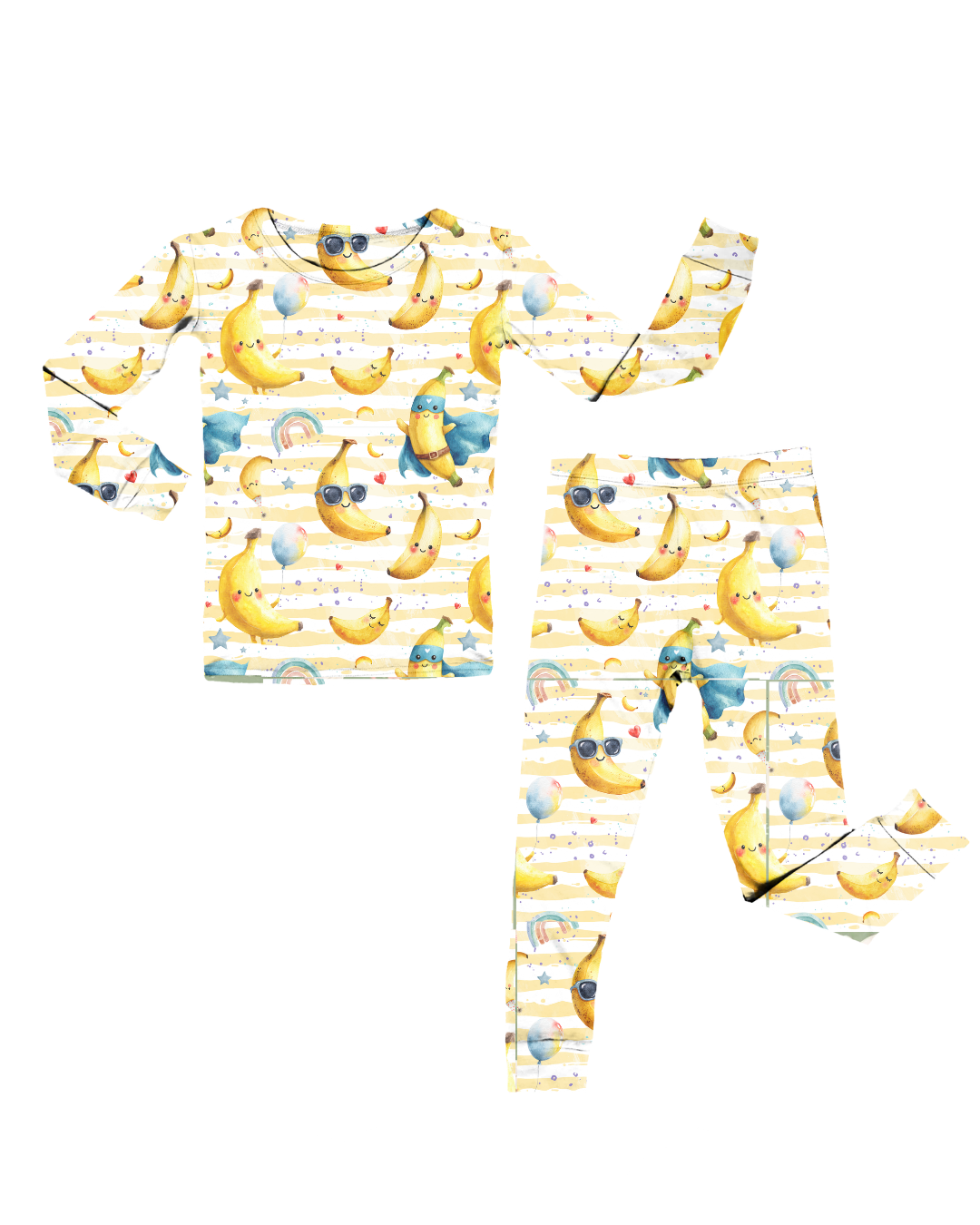 Pyjamas bananes 2 à 10ans