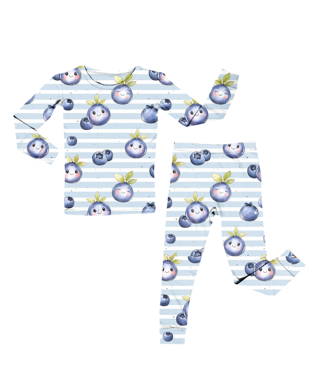 Pyjamas bleuets 2 à 10 ans