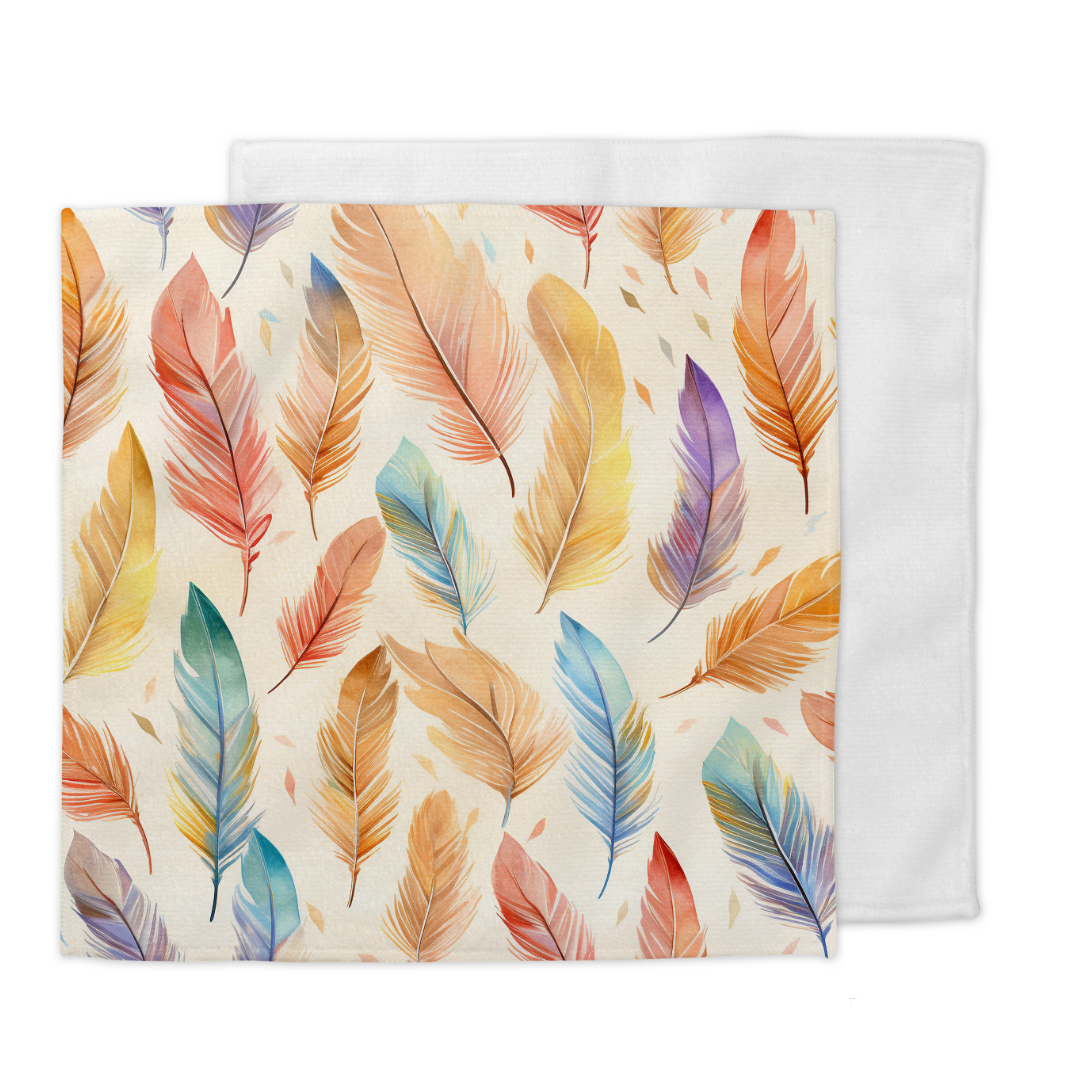 Débarbouillettes plumes