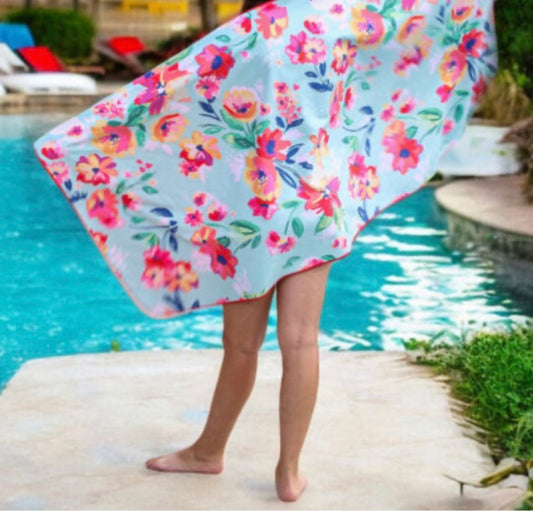 Serviette en microfibre k5 | Fleurs