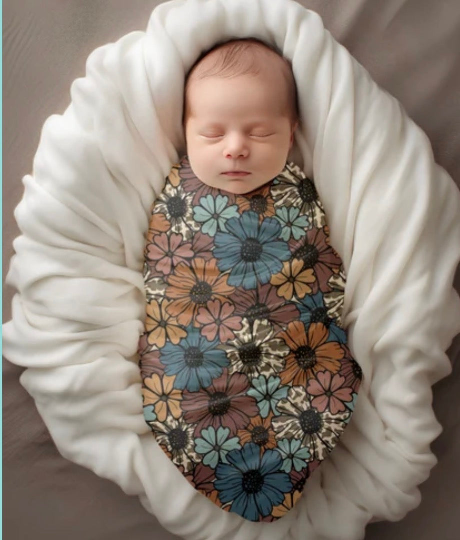 Doudou mousseline | Fleurs