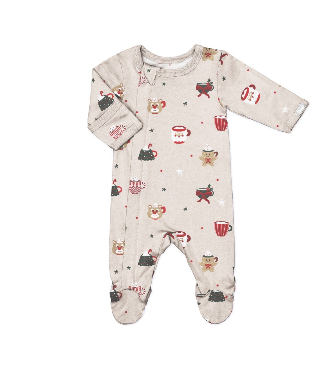Pyjama de Noël beige| Coccoli