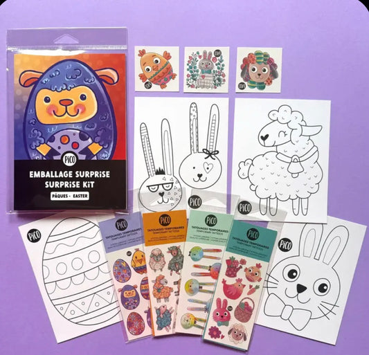 Ensemble de tatouage pico - Pâques