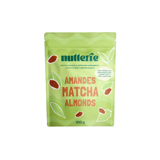 Amandes au Matcha (100g)