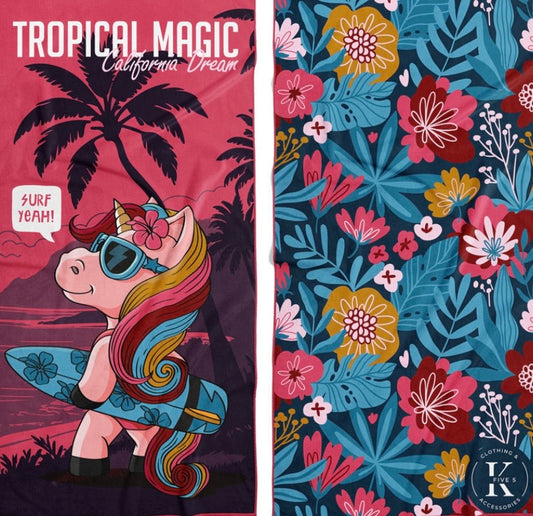 Serviette en microfibre k5 | Licorne