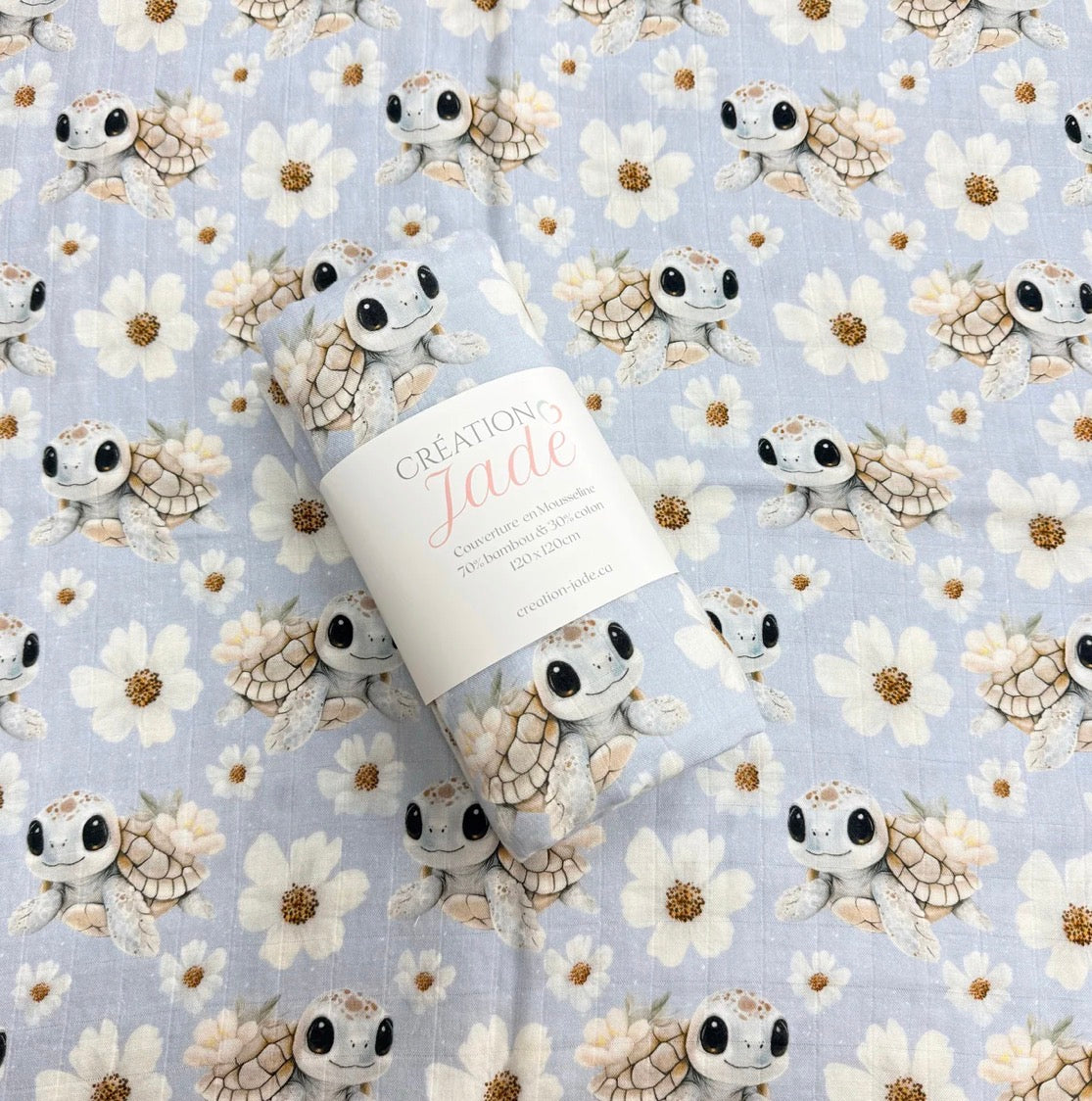 Doudou Mousseline| Tortue
