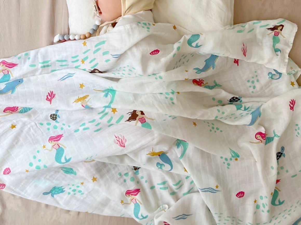 Doudou mousseline | Sirène