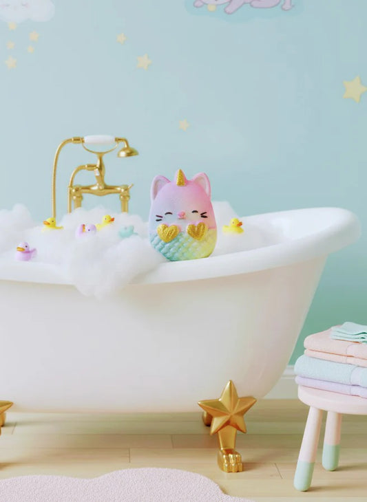 Bombe de bain | chat-licorne