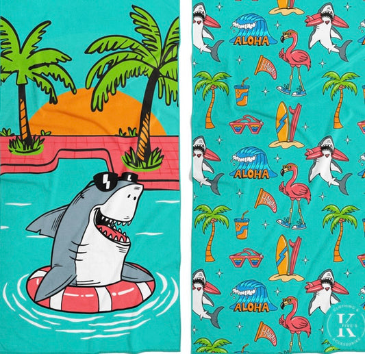 Serviette en microfibre k5 | Requin