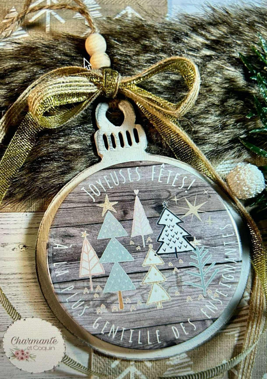 Boule de Noël | + Gentille des enseignantes