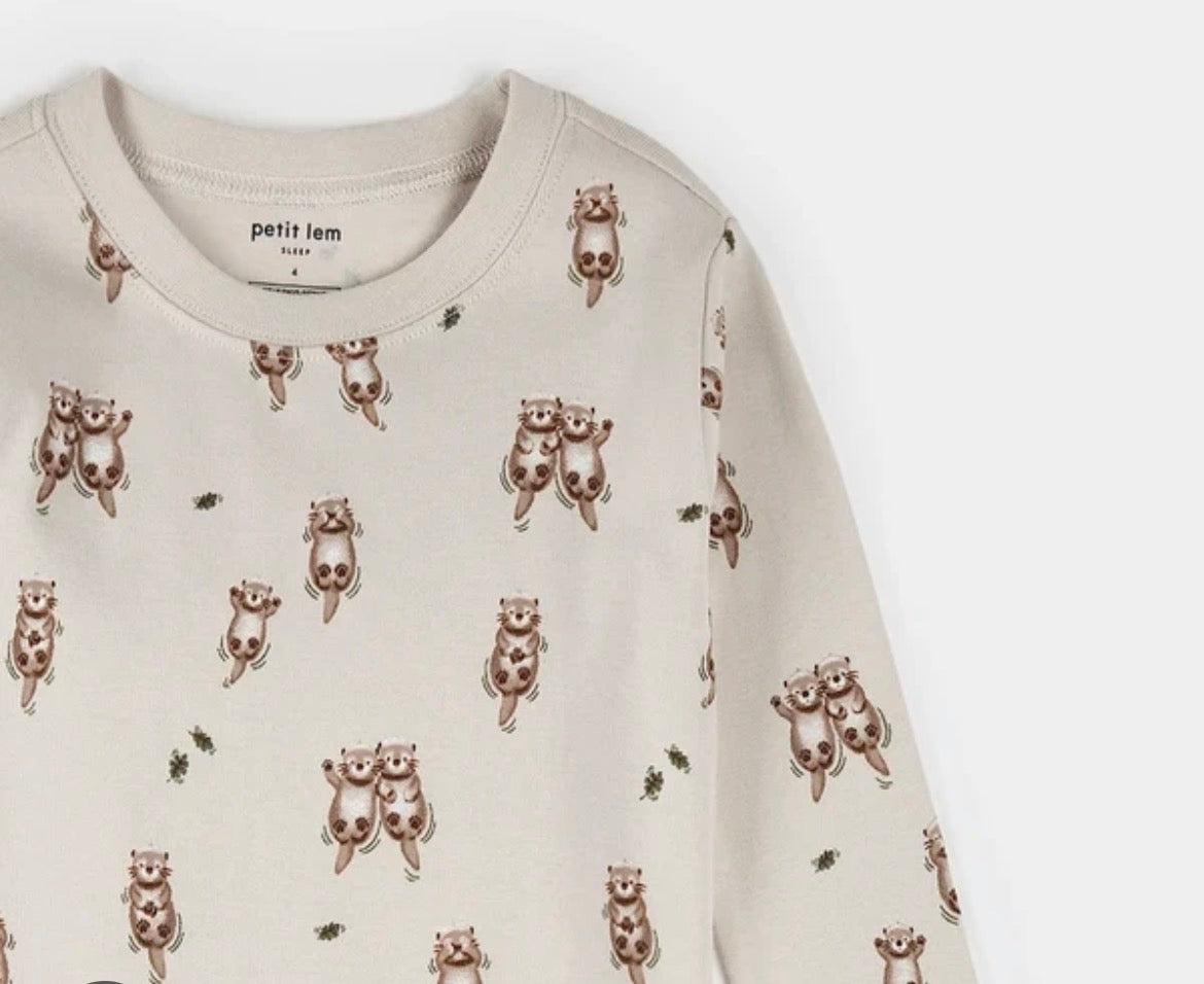 Pré-vente Pyjama petit lem| loutre