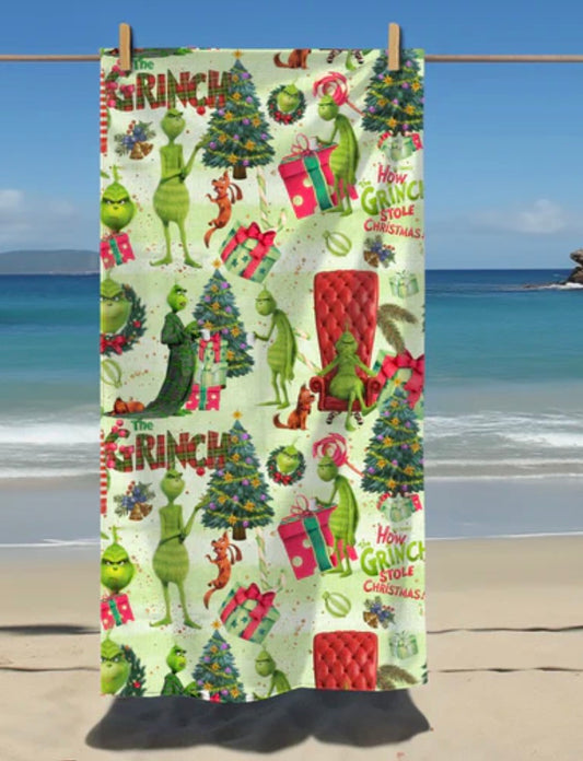 Serviette de plage | Grinch