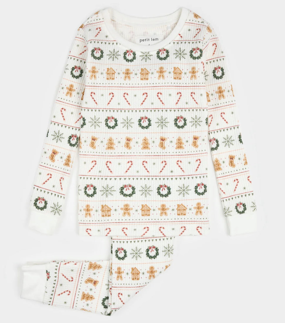 Pyjama Noël | friandises et jacquard