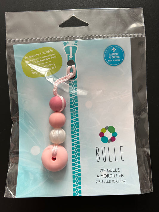 Zip bulle à mordiller