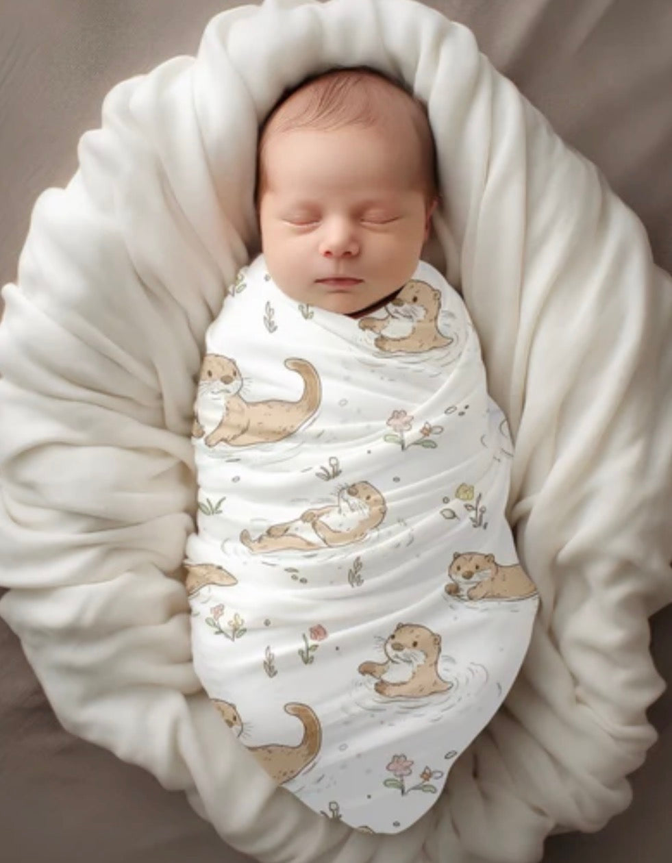 Doudou mousseline |Loutre