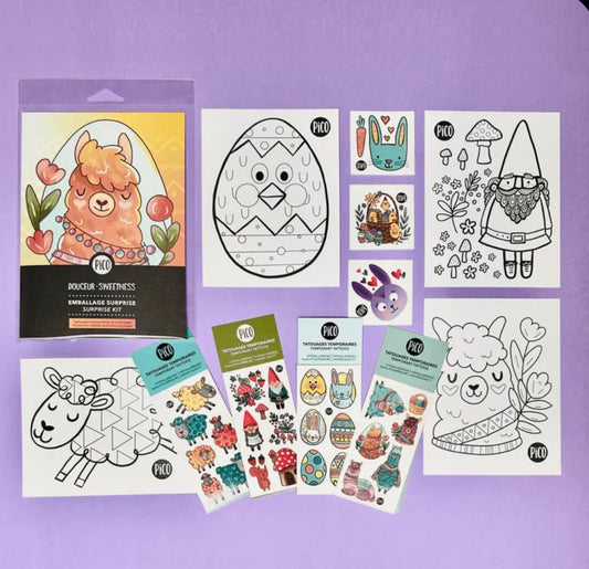 Ensemble de tatouage pico - Pâques