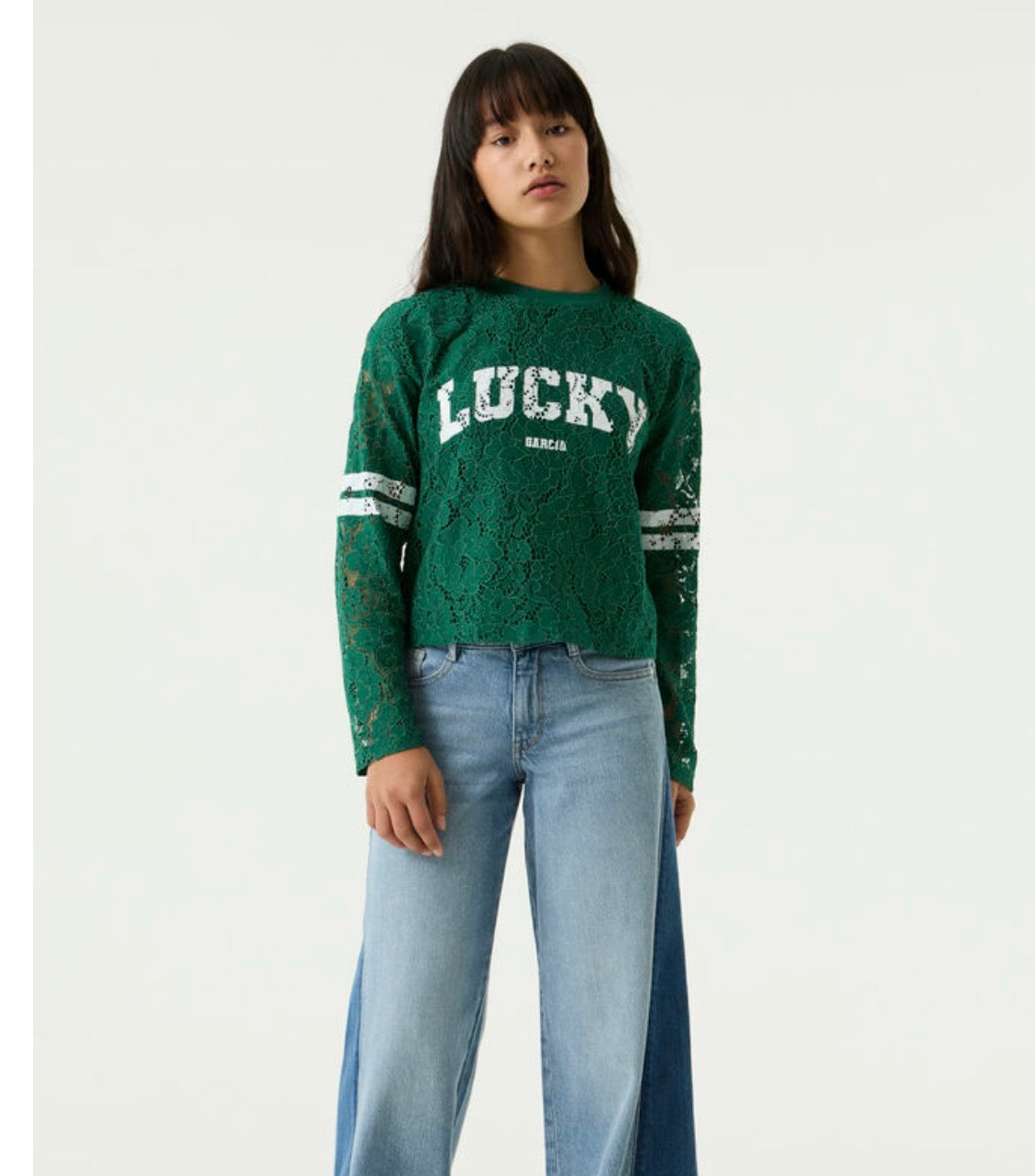 Chandail vert LUCKY| Garcia