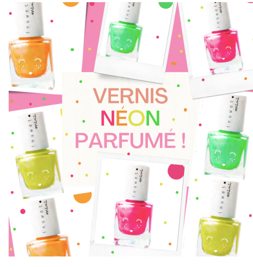 Vernis néon parfumé | Inuwet 4 couleurs