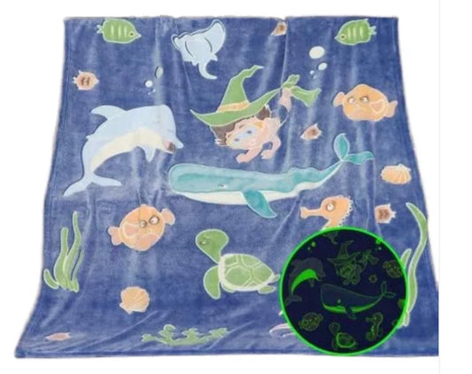 Doudou Couverture phosphorescente | Fossile