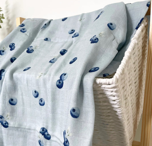 Doudou mousseline  | Bleuets